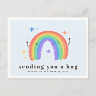 Carte Postale Vous envoyer un câlin   Rainbow Magic