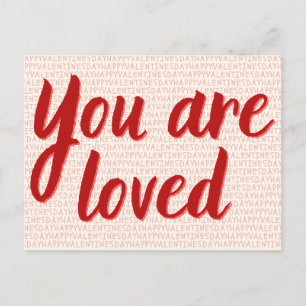 Carte Postale Vous êtes adoré Platon Valentine