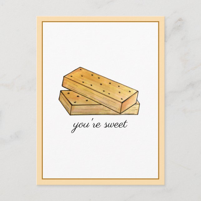 Carte Postale Vous êtes de délicieux biscuits sablés écossais Ro (Devant)