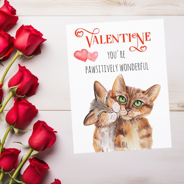 Carte Postale Vous êtes des chats de la Saint-Valentin absolumen (Créateur téléchargé)