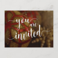 Vous Êtes Invité Fête De Noël, Décorations