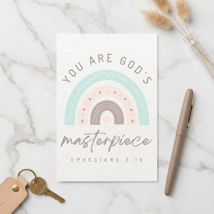 Carte Postale Vous êtes le chef-d’oeuvre de Dieu Ephésiens 2:10