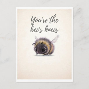 Carte Postale Vous êtes les genoux de l'abeille