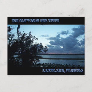 Carte Postale Vous ne pouvez pas battre nos vues Lakeland, FL