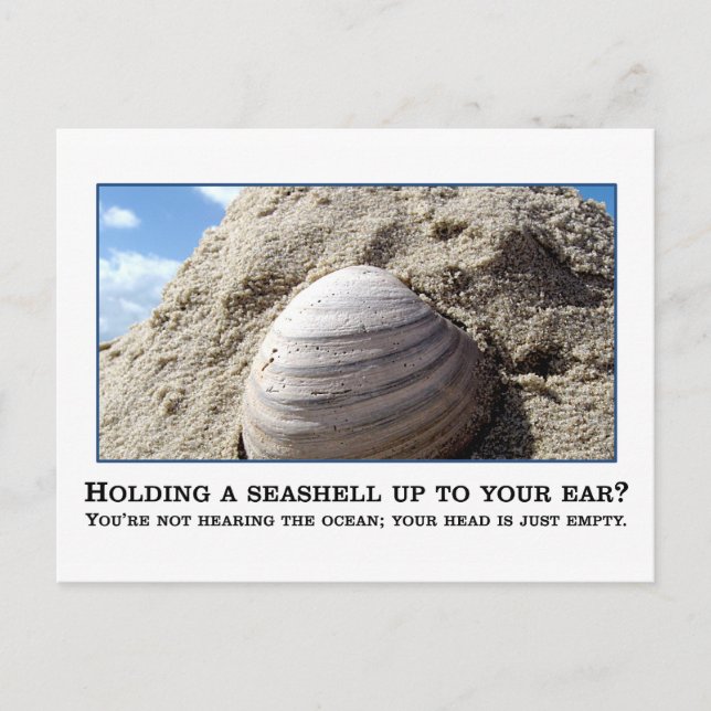 Carte Postale Vous n'êtes pas aussi intelligent que vous le pens (Devant)