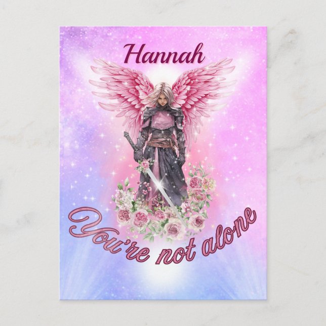 Carte Postale Vous n'êtes pas seul (Devant)