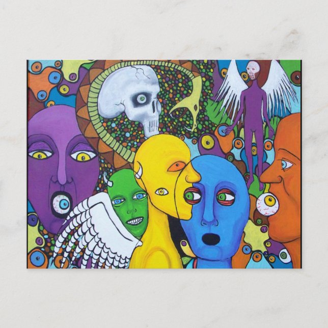 Carte Postale vous n'êtes pas un ange (Devant)