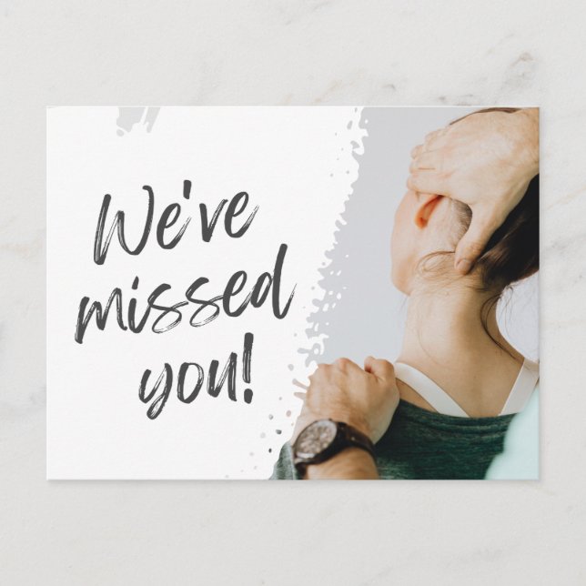Carte Postale Vous nous avez manqué, Chiropractic Recall Postcar (Devant)