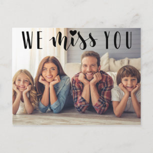 Carte Postale Vous Nous Manquez La Main Lettrant Photo