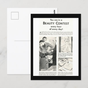 Carte Postale Vous participez à un concours de beauté tous les j
