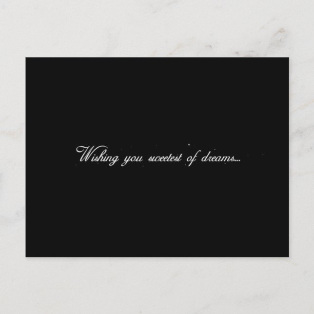 CARTE POSTALE VOUS SOUHAITEZ LE PLUS SUPERBE DES RÊVES DEPUIS MI (Devant)