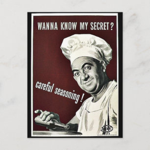 Carte Postale Vous Voulez Connaître Mon Secret ?