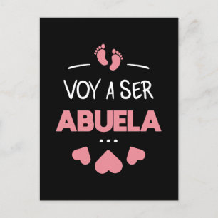 Carte Postale Voy a ser abuela