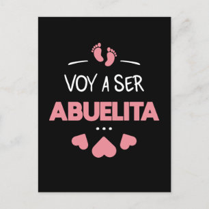 Carte Postale Voy a ser abuelita
