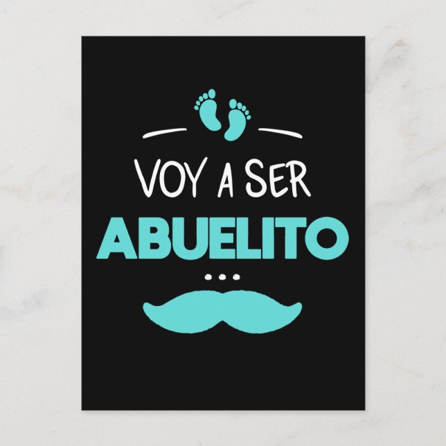 Carte Postale Voy a ser abuelito (Devant)