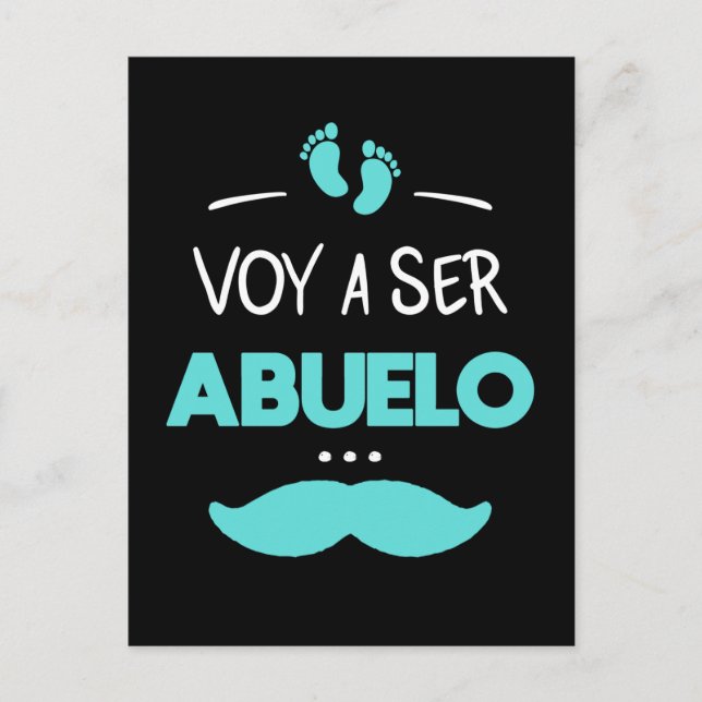 Carte Postale Voy a ser abuelo (Devant)