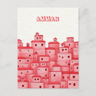 Carte Postale Voyage à Amman Jordanie
