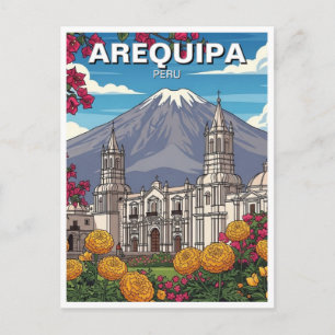 Carte Postale Voyage à Arequipa Pérou