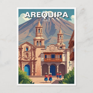 Carte Postale Voyage à Arequipa Pérou