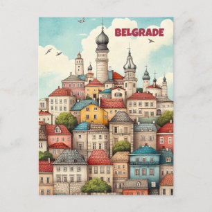 Carte Postale Voyage à Belgrade Serbie
