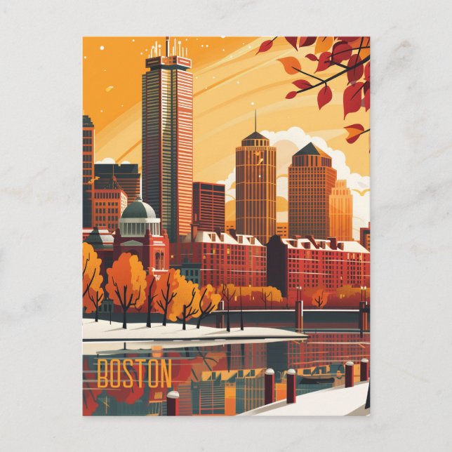 Carte Postale Voyage à Boston (Devant)