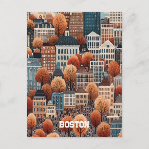 Carte Postale Voyage à Boston Massachusetts