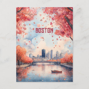Carte Postale Voyage à Boston USA