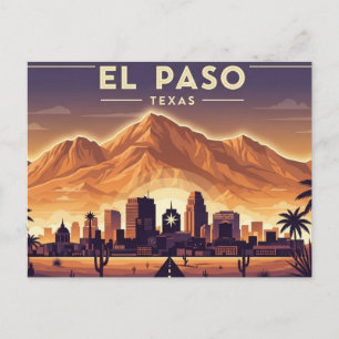 Carte Postale Voyage à El Paso Texas
