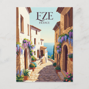 Carte Postale Voyage à Eze, France