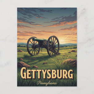 Carte Postale Voyage à Gettysburg en Pennsylvanie