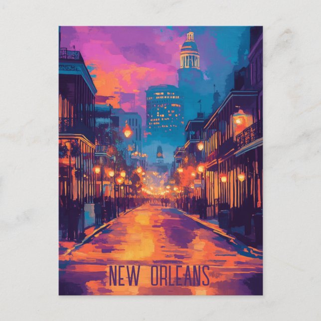 Carte Postale Voyage à La Nouvelle-Orléans Louisiane (Devant)