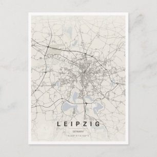 Carte Postale voyage à Leipzig en Allemagne