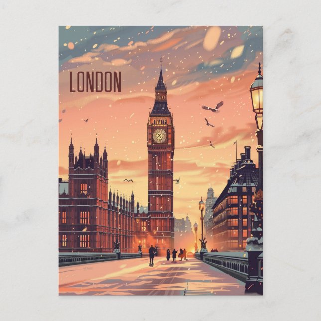 Carte Postale Voyage à Londres (Devant)