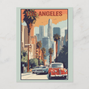 Carte Postale Voyage à Los Angeles Californie Ciel de la ville v