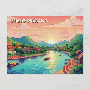 Carte Postale Voyage à Luang Prabang au Laos