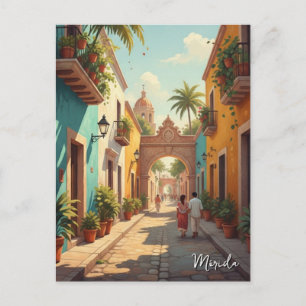 Carte Postale Voyage à Mérida au Mexique
