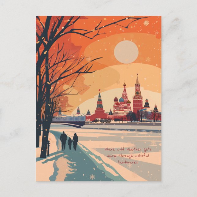 Carte Postale Voyage à Moscou (Devant)