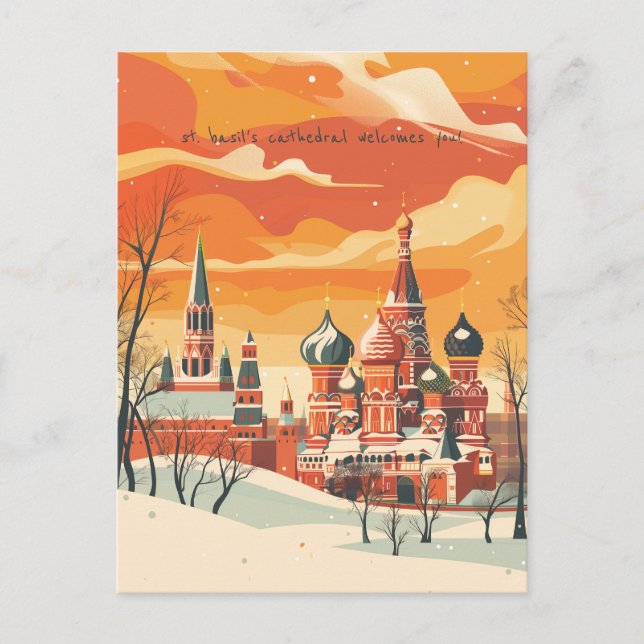 Carte Postale Voyage à Moscou (Devant)