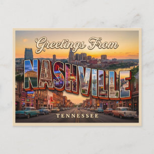 Carte Postale Voyage à Nashville Tennessee