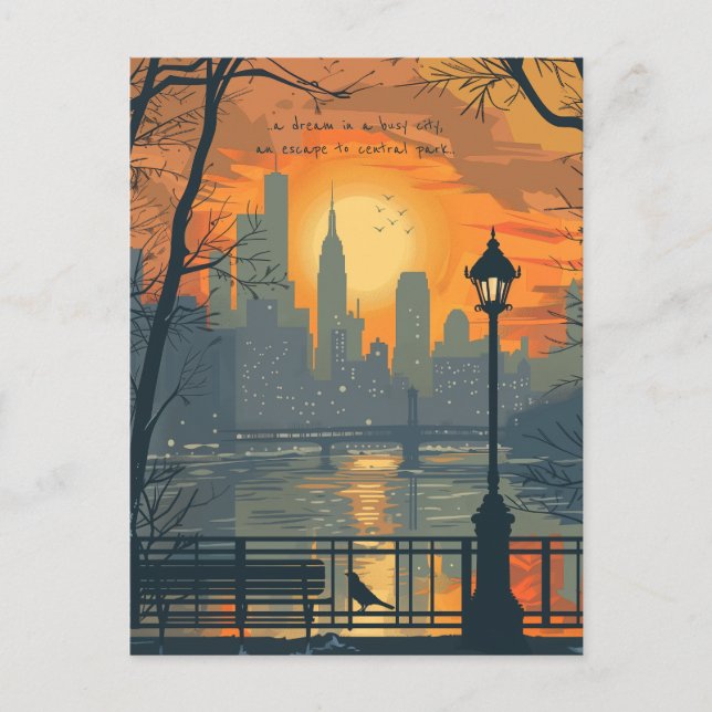 Carte Postale Voyage à New York City (Devant)