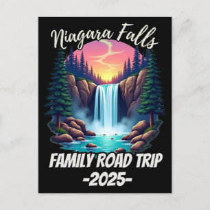Carte Postale Voyage à Niagara Falls en famille pour hommes