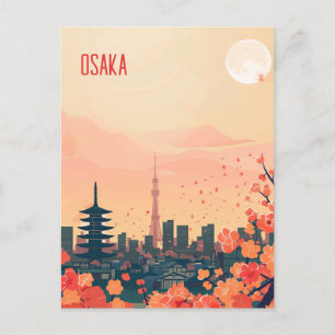 Carte Postale Voyage à Osaka