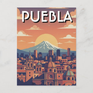 Carte Postale Voyage à Puebla au Mexique