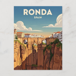 Carte Postale Voyage à Ronda en Espagne