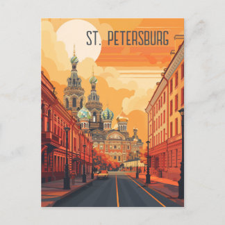Carte Postale Voyage à Saint-Pétersbourg
