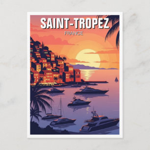 Carte Postale Voyage à Saint-Tropez France
