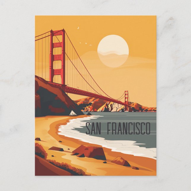 Carte Postale Voyage à San Francisco (Devant)