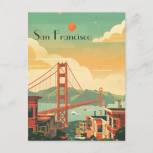 Carte Postale Voyage à San Francisco