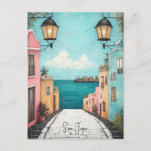 Carte Postale Voyage à San Juan Porto Rico