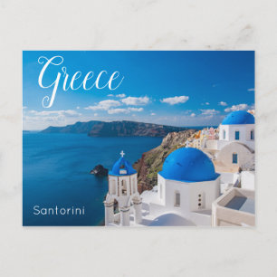 Carte Postale Voyage à Santorin Grèce